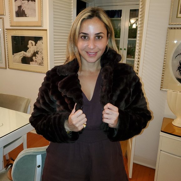 FAKE FUR BOLERO JACKET - Picture 2 of 5